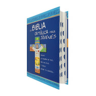 LA BIBLIA CATOLICA PARA JOVENES CON INDICES - Tamaño Mediano {Junior}~Pasta Dura