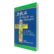 LA BIBLIA CATOLICA PARA JOVENES SIN INDICES~Tamaño Mediano “Junior” ~Pasta Rústica/Papel.