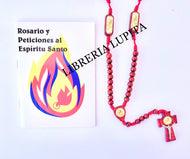 SET de Rosario Al Espiritu Santo & Librito~5 Misterios