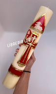 Cirio Pascual Artesanal {Labrado en Cera} 2.4 LIBRAS