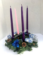 Corona de Adviento 12"/Advent Wreath 12" #WB12