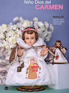 ROPA NIÑO DIOS "Del Carmen"/ Baby Jesus Dress/Vestment.