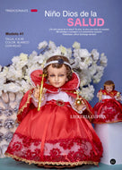 ROPA NIÑO DIOS "Salud"/ Baby Jesus Dress/Vestment.
