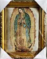 Cuadro de Tela Virgen de Guadalupe 8 3/4" X 11"