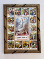 Cuadro La Ultina Cena/Last Supper {Rustico} 17 1/2" X 13"