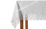 Cross Lace Trim Altar Frontal