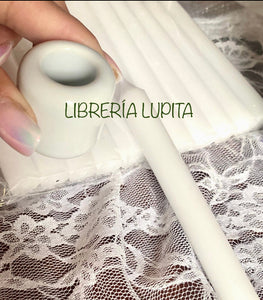 12 Devotional Candles to the Holy Trinity/Set de 12 Velitas Devocionales a la Santisima Trinidad