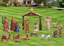 NUEVO!!! Nacimiento Tamaño Real Para Exterior/Patio-17 Piezas / NEW!!  17 PIECE Set Real Life Outdoor Nativity Set for Yard Decoration