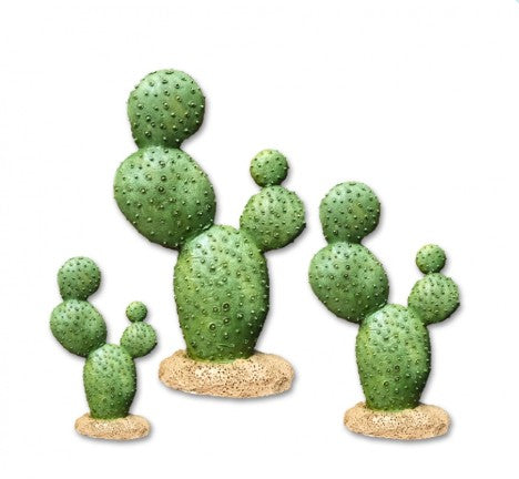 JUEGO DE 3 CACTUS PARA DECORACION DE NACIMIENTO