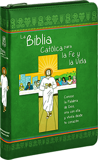 La Biblia Católica para la Fe y la Vida SIN Indices- Imitación piel, con cierre.