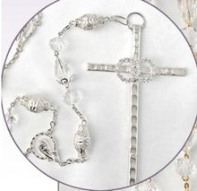 WEDDING LASSO ~ GLASS AND FILIGREE BEADS