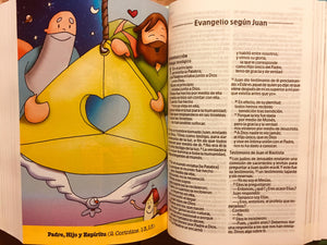 "Mi Biblia" version infantil de bolsillo sin Indices~Canto Ilustrado