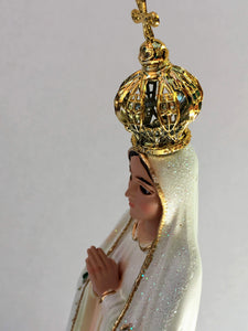 Virgen de Fatima con Glitter 12"