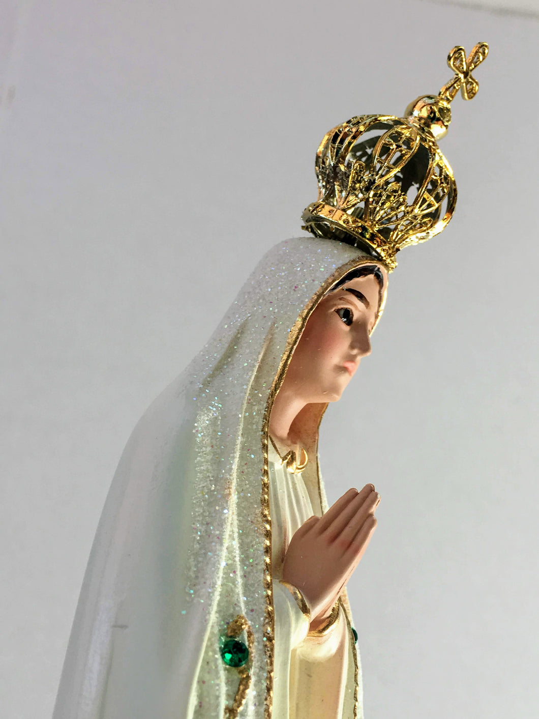 Virgen de Fatima con Glitter 12