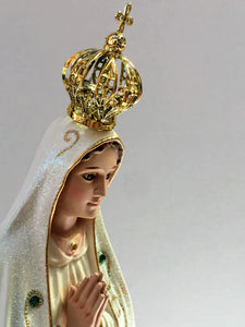 Virgen de Fatima con Glitter 20"