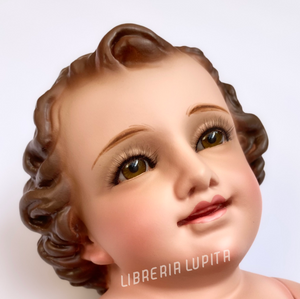 Niño Dios~Fina Calidad en Medidas: 6"{15cm}, 8"{20cm}, 12"{30cm}, 14"{35cm},18"{45cm}