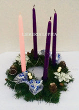 Corona de Adviento 12"/Advent Wreath 12" #WBS12