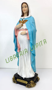 Virgen de la Dulce Espera 13 pulgadas