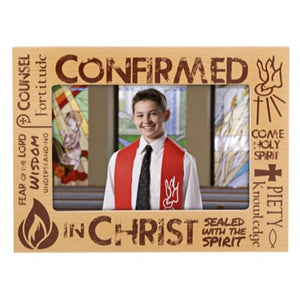 Confirmed in Christ Confirmation Photo Frame