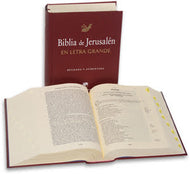 Biblia de Jerusalen Letra Grande con Indices~Roja